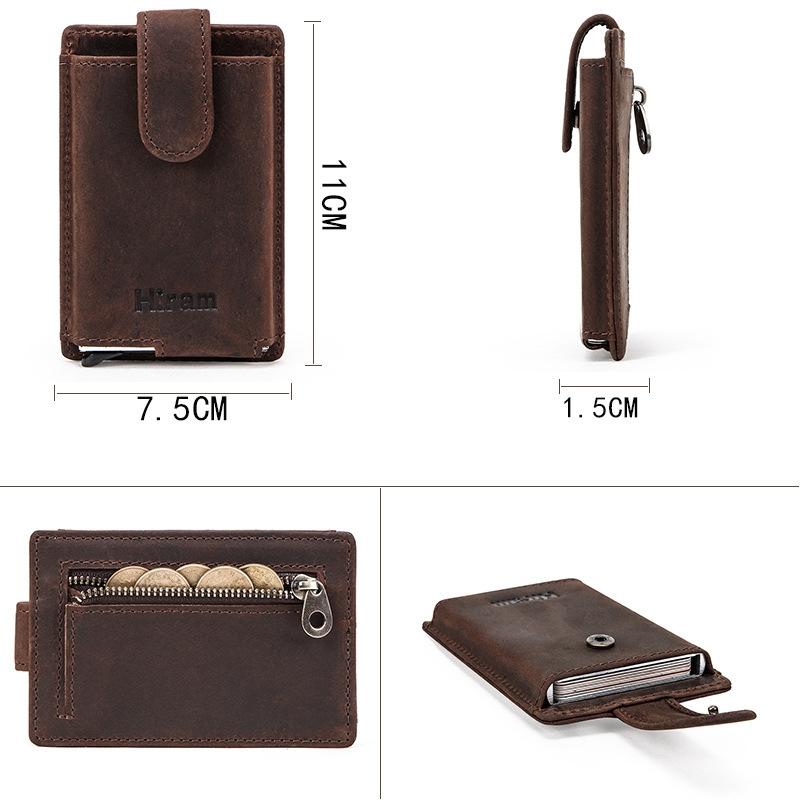 Secure Business Card Holder - Coffee Rfid Protection 3
