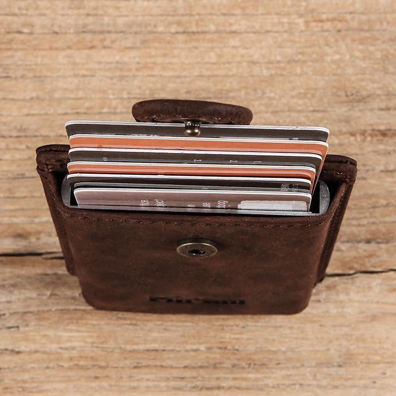 Secure Business Card Holder - Coffee Rfid Protection 4