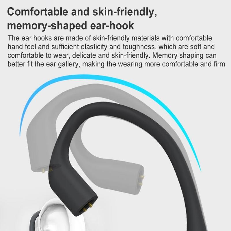Wireless Bluetooth Module for Headset - Qualcomm 5.2 - Black Earhook 4