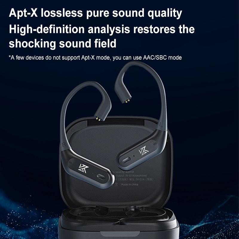 Wireless Bluetooth Module for Headset - Qualcomm 5.2 - Black Earhook 8