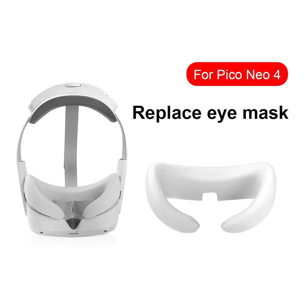 Comfortable Silicone Vr Eye Mask for Pico Neo 4 - Black 7