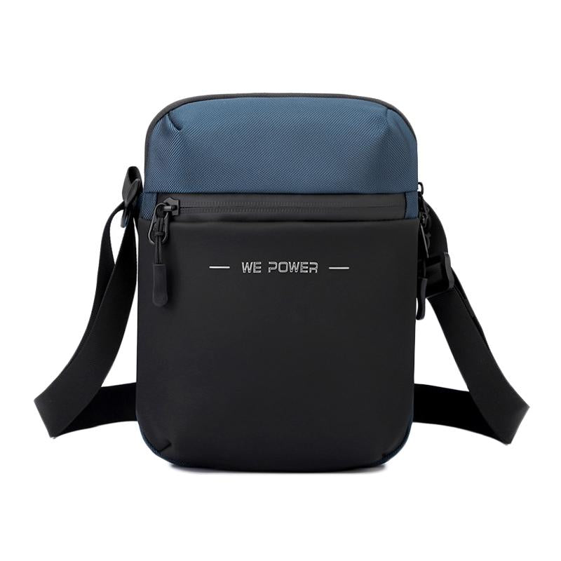 Simple Men Crossbody Bag Business Casual Shoulder Sling For Everyday Use - Black 12