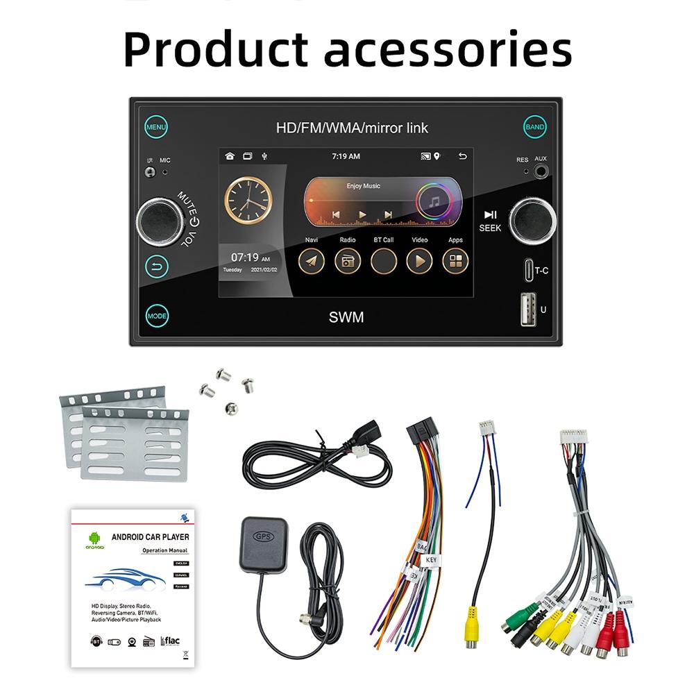 Android 12 Car Gps Navigation Player 1Gb + 32Gb Carplay / Android Auto / Mirrorlink / Wifi 9