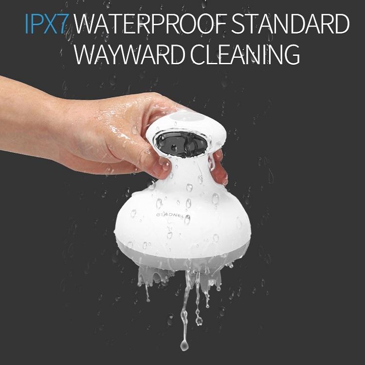 Smart Vibrating Kneading Head Massager English White 3