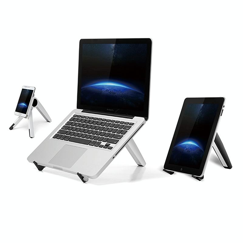 Portable Laptop and Tablet Stand - Foldable - Black 4