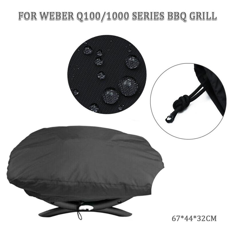 Waterproof Cover for Weber 7100 / Q100 / Q1000 - 67.1x44x32cm - Ideal for Outdoor Camping and Garden 4