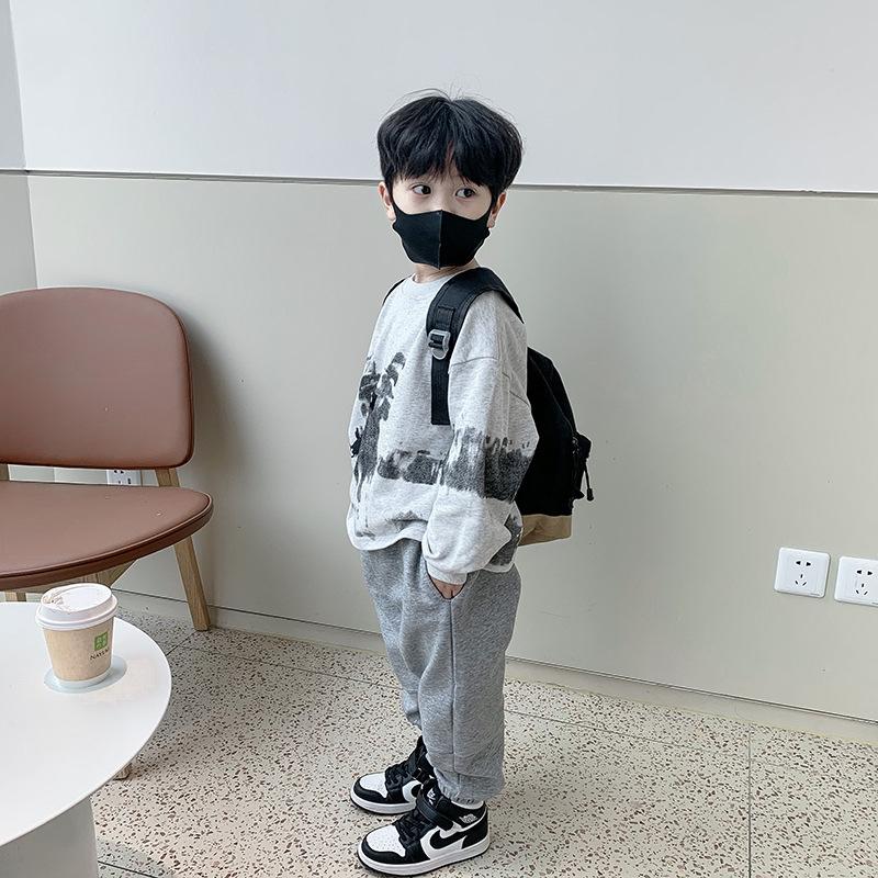 Kindergarten Kids' Simple Shoulder Bag - Minimalist Design - Black 7