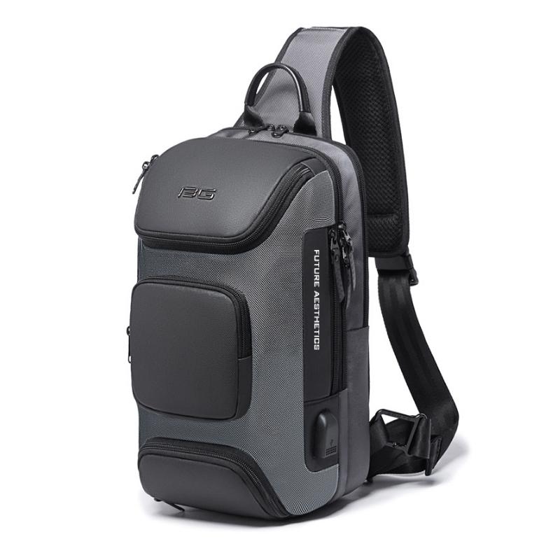 Stylish Men Crossbody Bag Versatile And Durable - Black 9