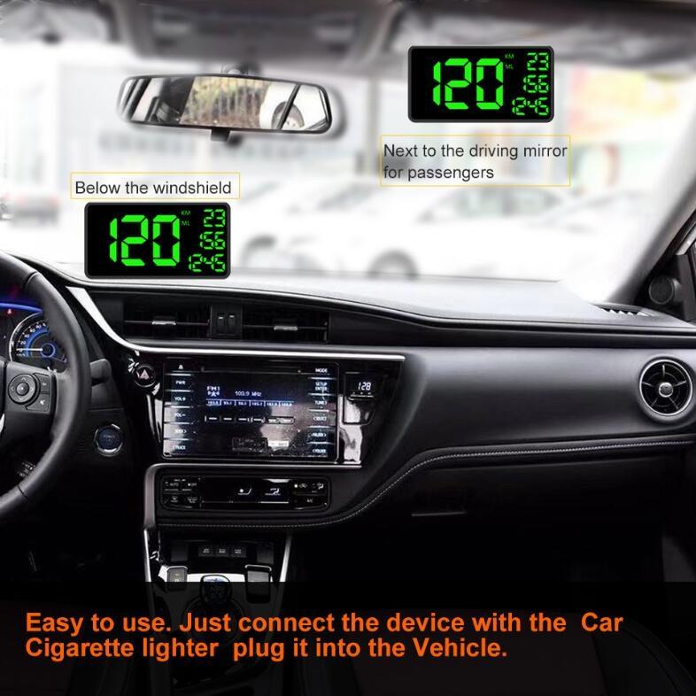 6.2 Inch Hud Car Head Up Display Gps Speed Meter & Alarm 5