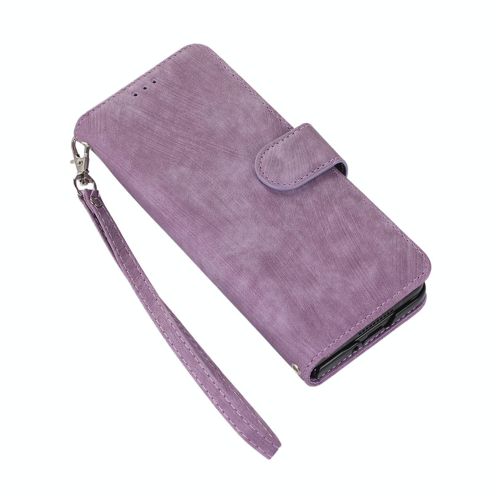 For Samsung Galaxy Z Fold4 5G Leather Phone Case With Pen Slot - Horizontal Flip - Brown 15
