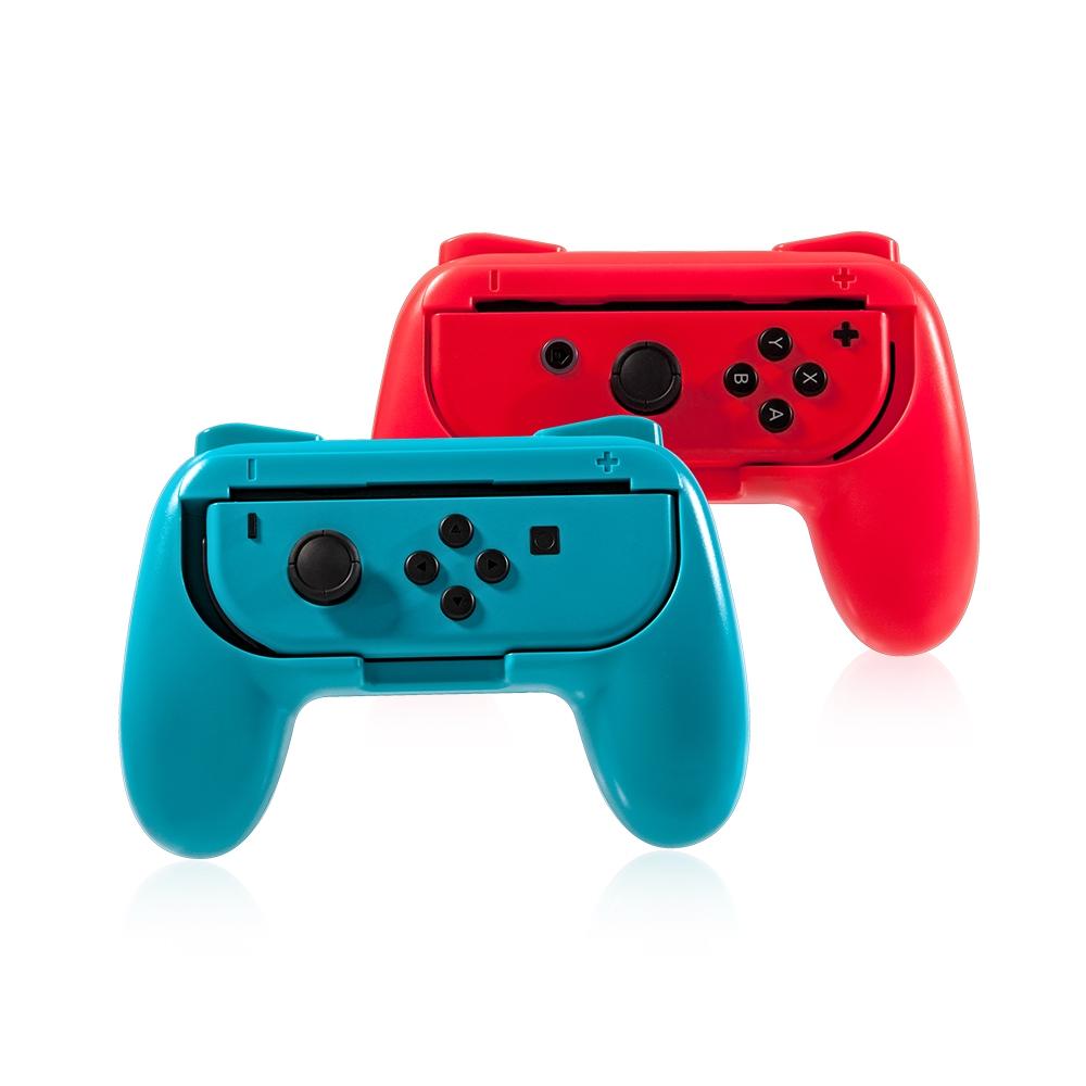 Improved Joy Con Grip for Nintendo Switch - Better Control - Red + Blue 5