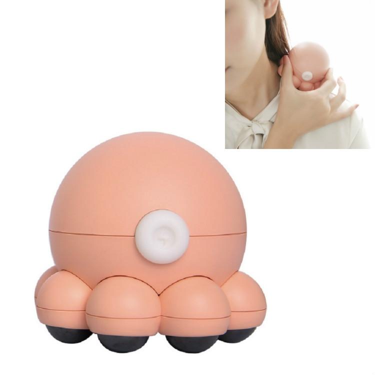Hot Compress Octopus Neck & Shoulder Massager Pink