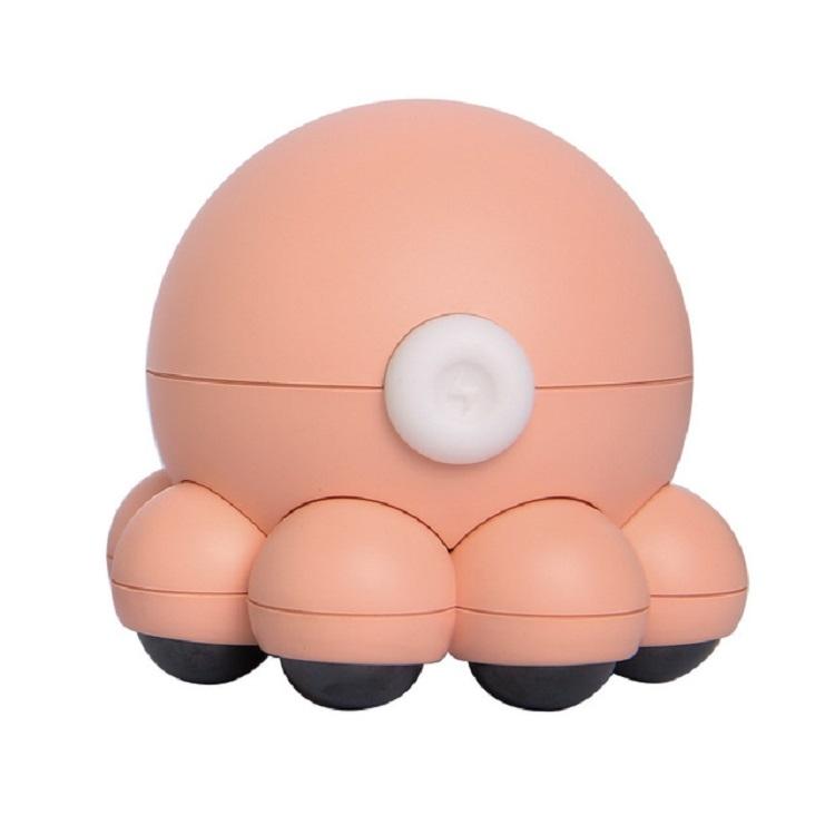 Hot Compress Octopus Neck & Shoulder Massager Pink 3