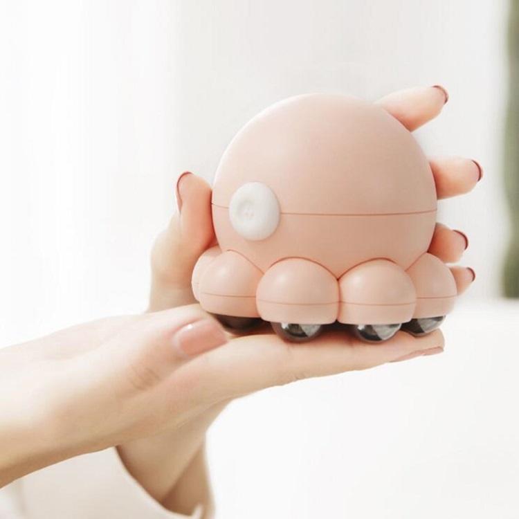 Hot Compress Octopus Neck & Shoulder Massager Pink 6