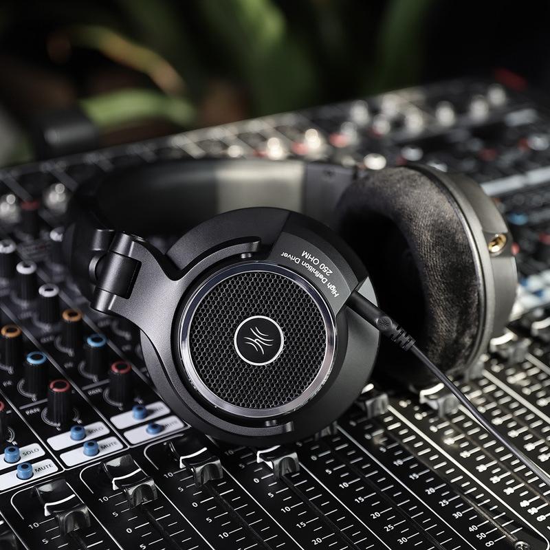 Open Three-Band Monitor Headset 3M Cable Black 3
