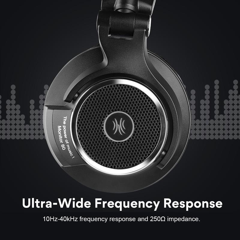 Open Three-Band Monitor Headset 3M Cable Black 4