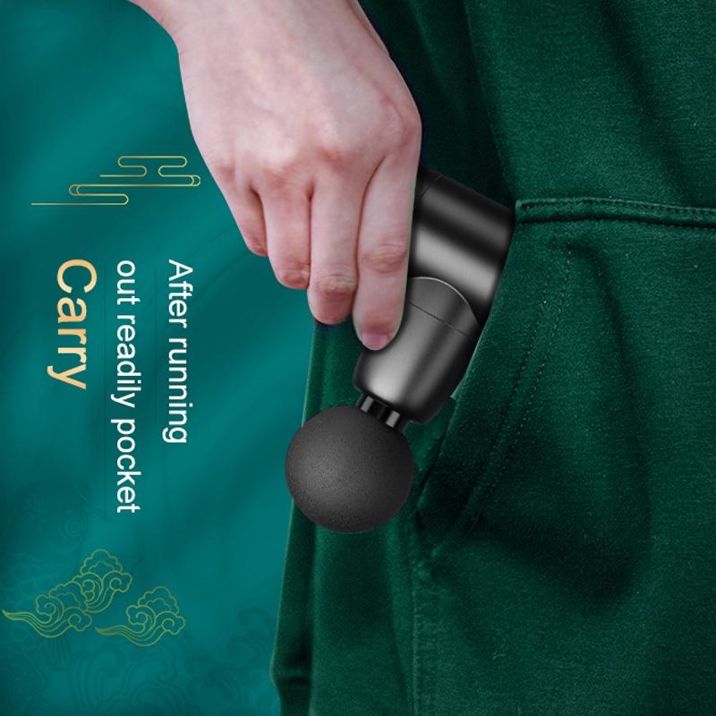 Compact Multi-Gear Fascial Massager For Home Use - Black 6