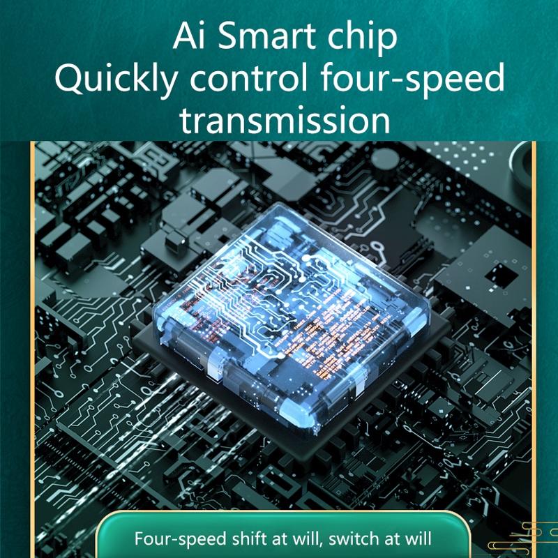 Compact Multi-Gear Fascial Massager For Home Use - Black 7