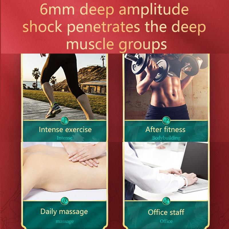 Compact Multi-Gear Fascial Massager For Home Use - Black 9