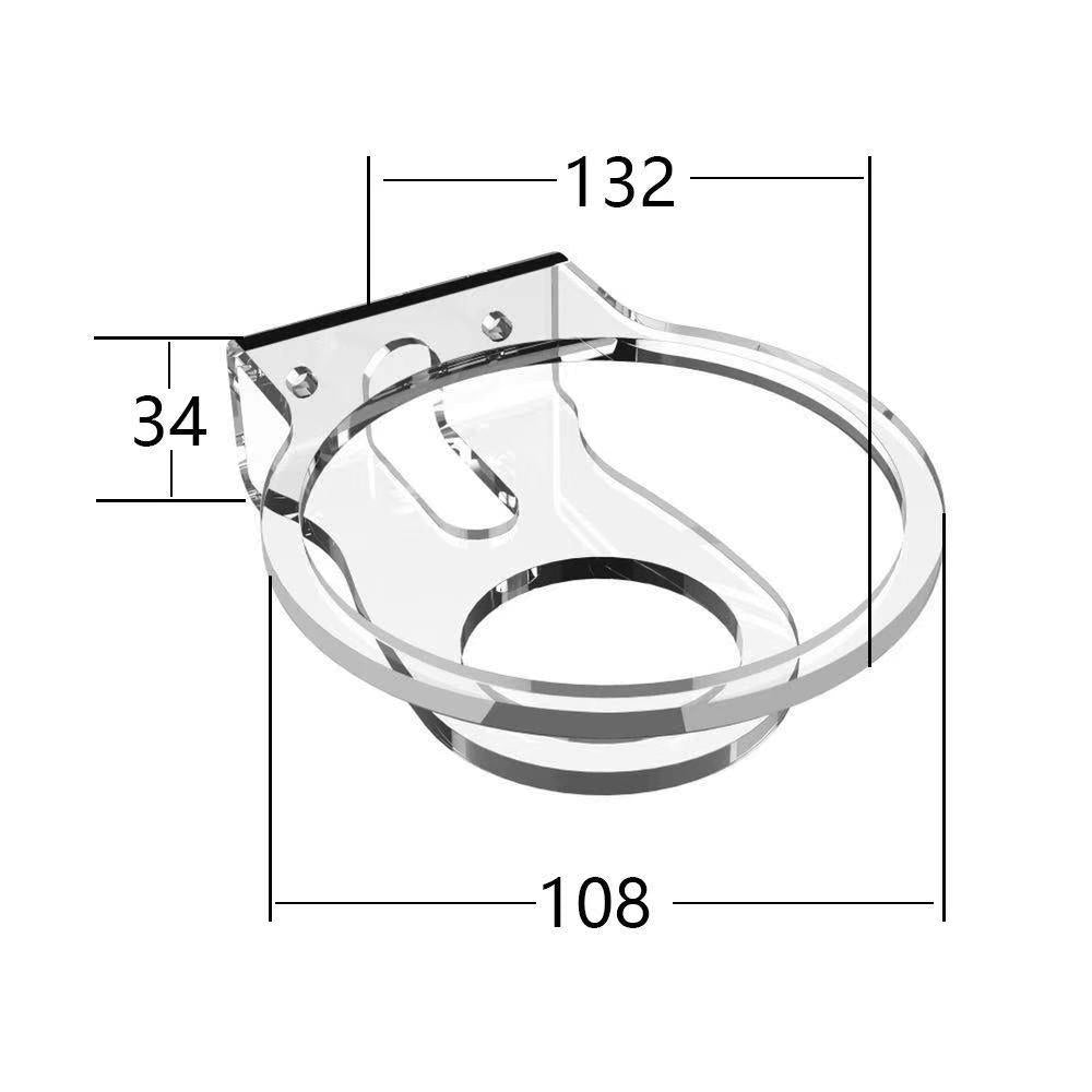 Wall-mounted / Desktop Acrylic Bracket for Apple Homepod Mini - White 4