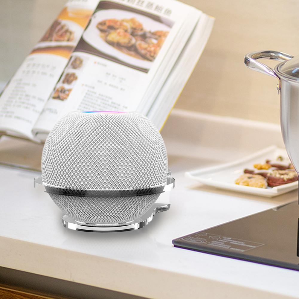 Wall-mounted / Desktop Acrylic Bracket for Apple Homepod Mini - White 7