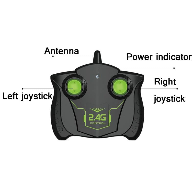 High-speed 2.4g Rc Motorcycle for Drifting and Off-road Riding - Black Green 5