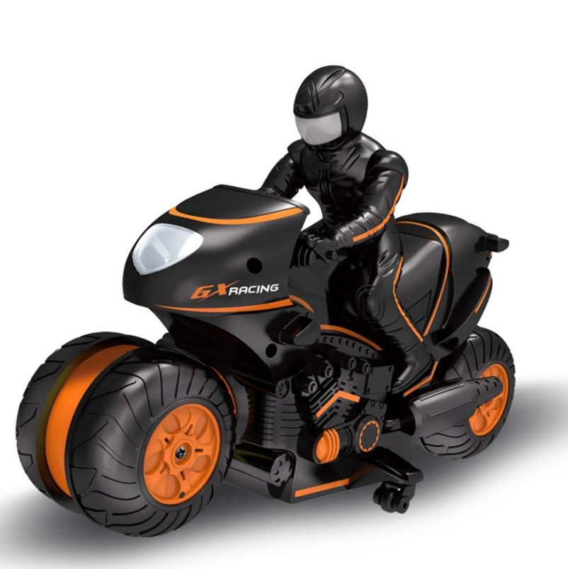 High-speed 2.4g Rc Motorcycle for Drifting and Off-road Riding - Black Green 7