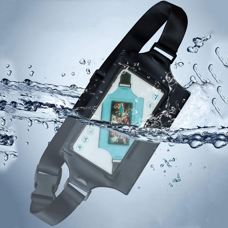 Waterproof Waist Bag For Mobile Phone And Sports - Mint Blue 3