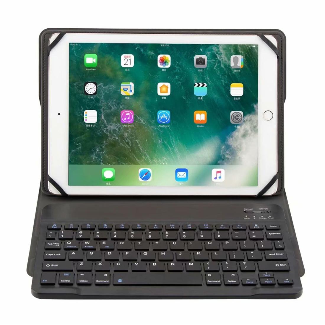 Universal 9.7-10 Inch Detachable Bluetooth Keyboard Tablet Case For Android Apple And Windows With Stand - Black 5