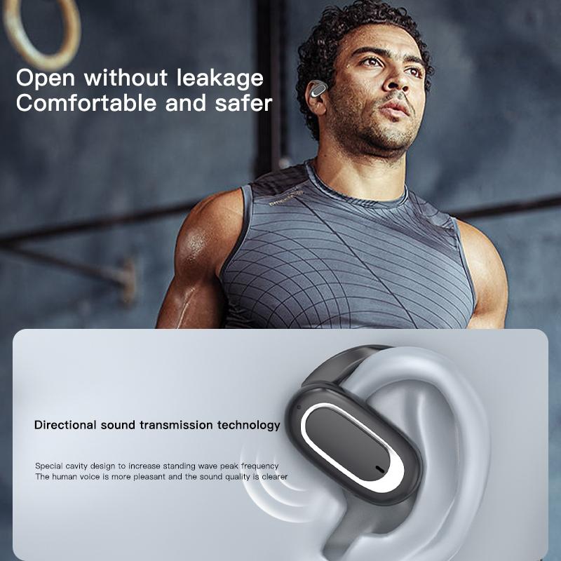 Adjustable Wireless Bluetooth Earphones with Noise Reduction - T35 Ows - Black 11
