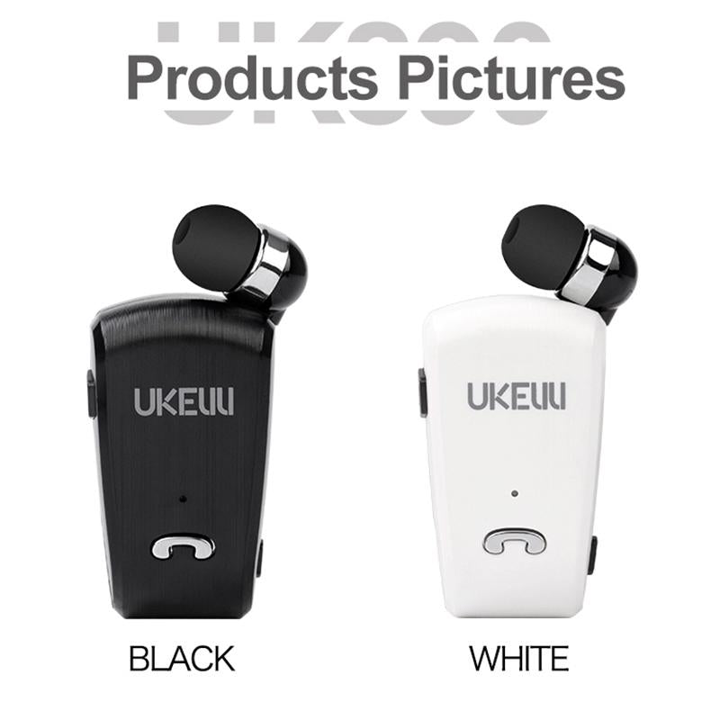 Wireless Noise-cancelling Earbuds with Bluetooth and Pull Cable - Black