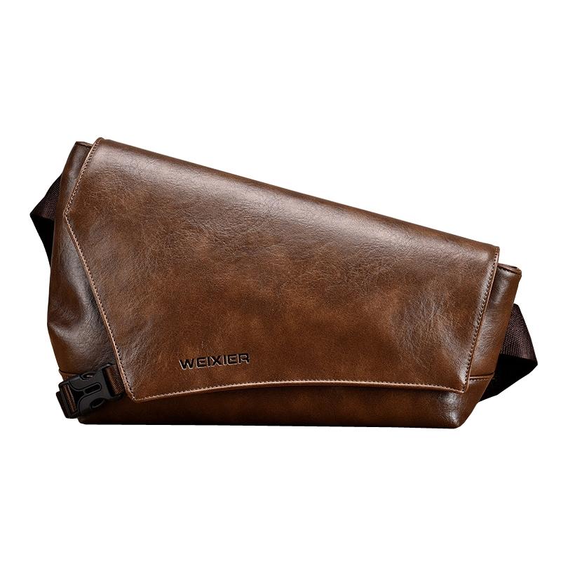 Large Capacity Waterproof Men Crossbody Bag - Black 12