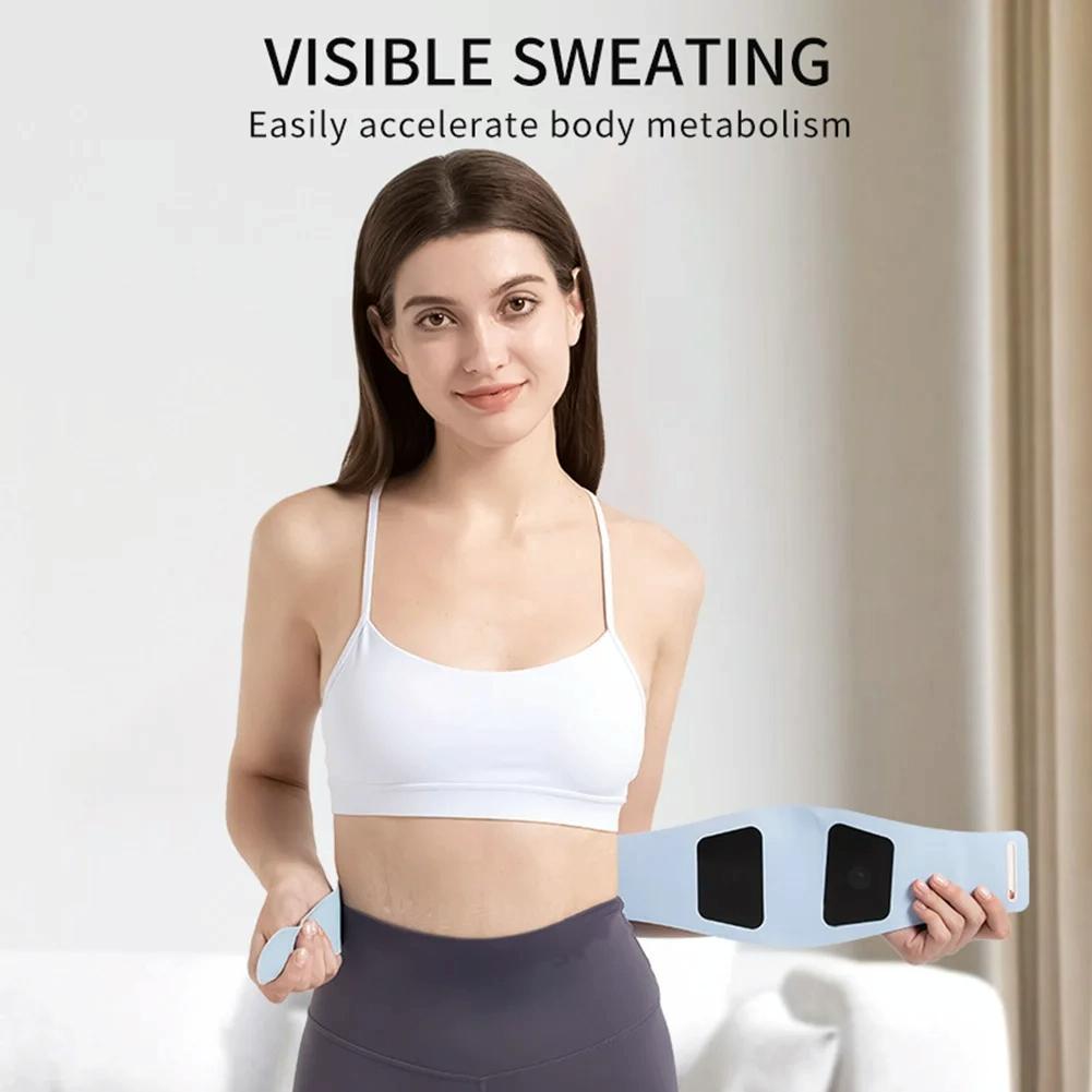 Ems Abdominal Massager For Waist Pain Relief Lake Blue 3