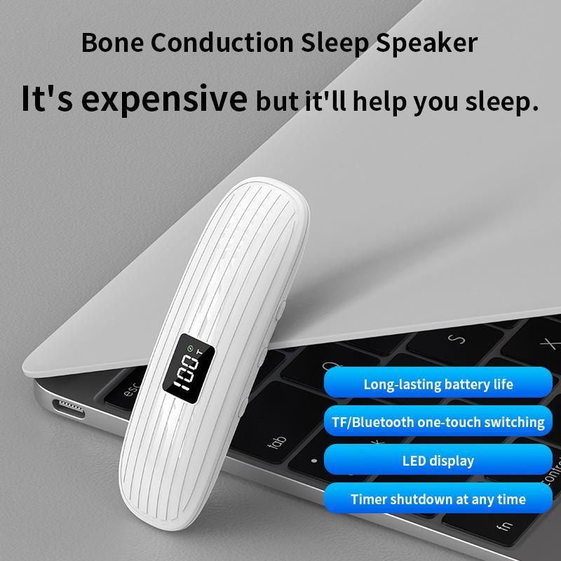 Bone Conduction Bluetooth Sleep Speaker White 8