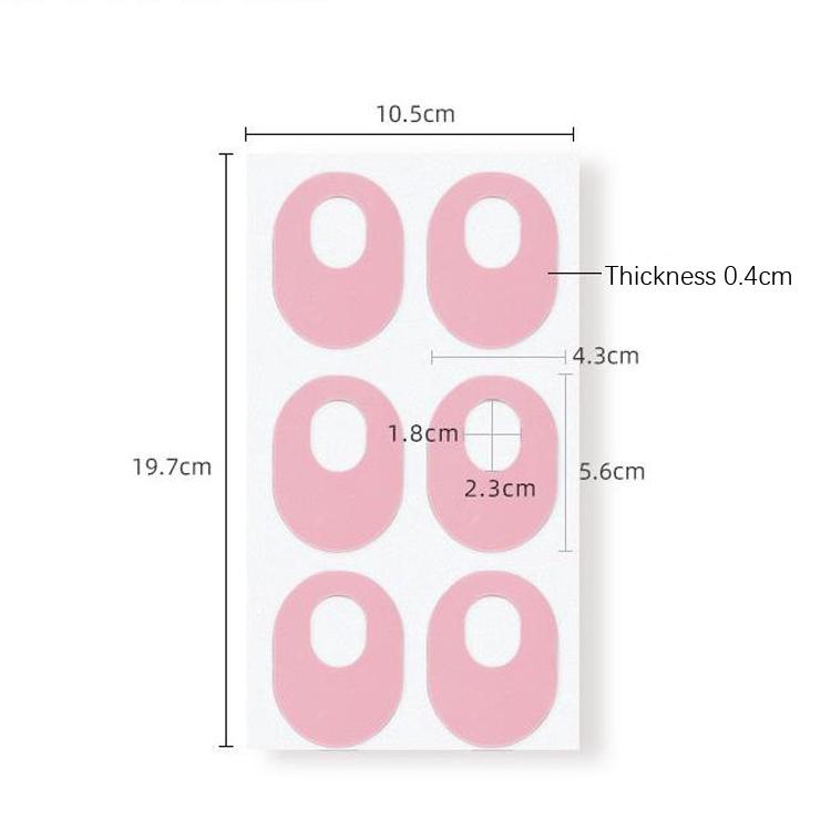 Latex Callus Protection Sticker Anti-Wear - Pink Elliptical 5