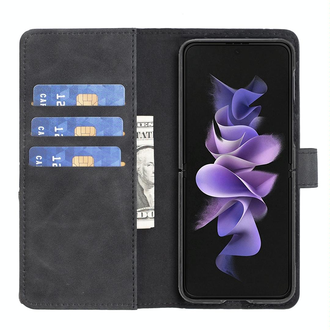For Samsung Galaxy Z Fold4 5G Magnetic Rhombus Texture Case - Black 11