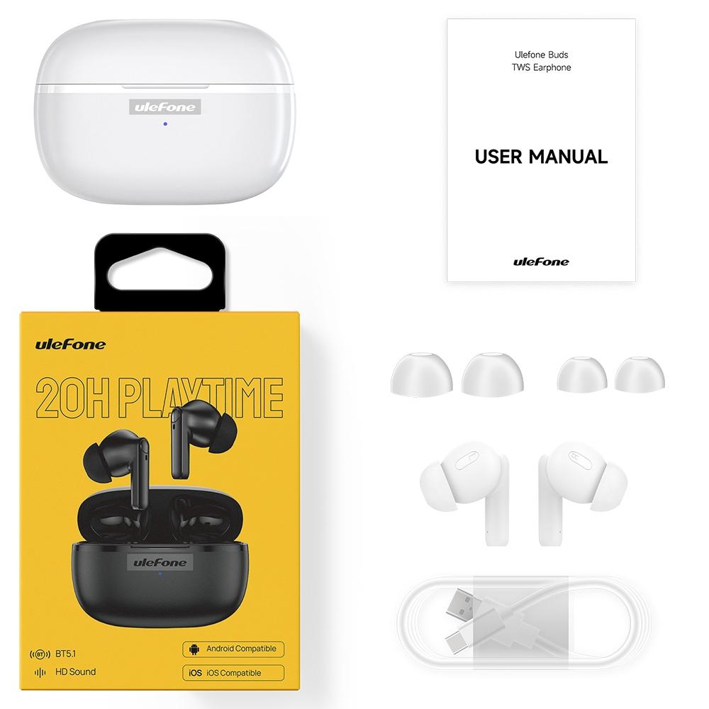 Ulefone True Wireless Bluetooth Earbuds - Tws - White 4