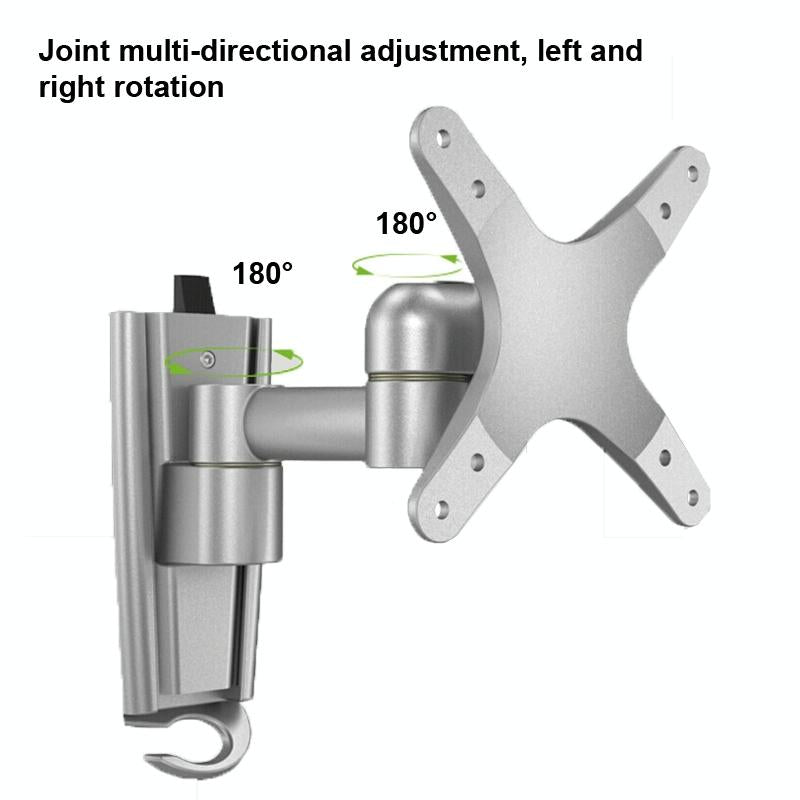 Quick Release Wall Mount for Computer Monitor - Silver Gray 6