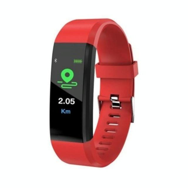 Smart Oled Fitness Tracker With Pedometer - Black 9