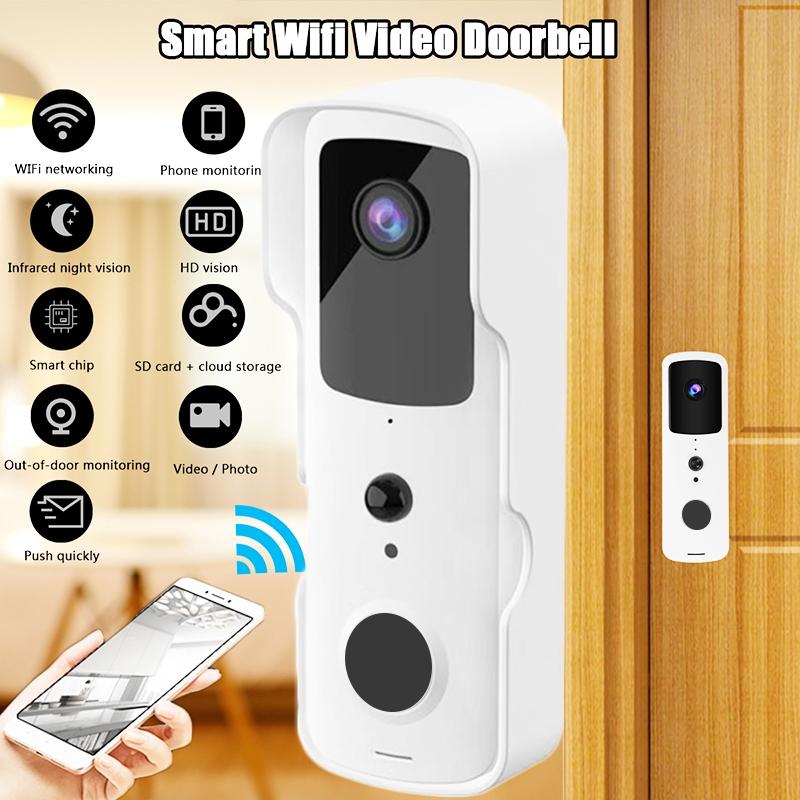 Smart Wifi Video Doorbell With Two-Way Intercom & Night Vision - Black 5
