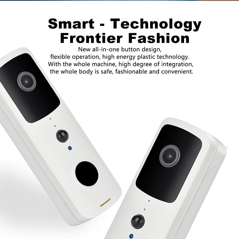 Smart Wifi Video Doorbell With Two-Way Intercom & Night Vision - Black 8
