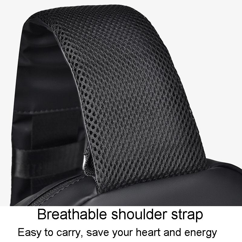 2023 Large Capacity Waterproof Crossbody Chest Bag For Cycling & Sports - Black 8