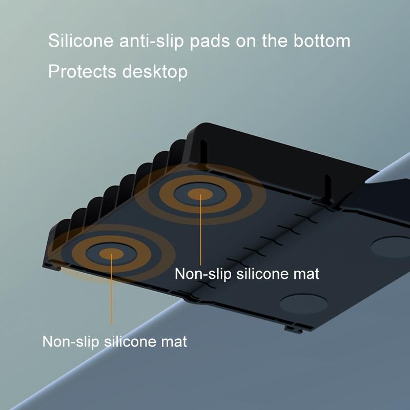 Desktop Cd Storage Stand - Large Capacity Black 6