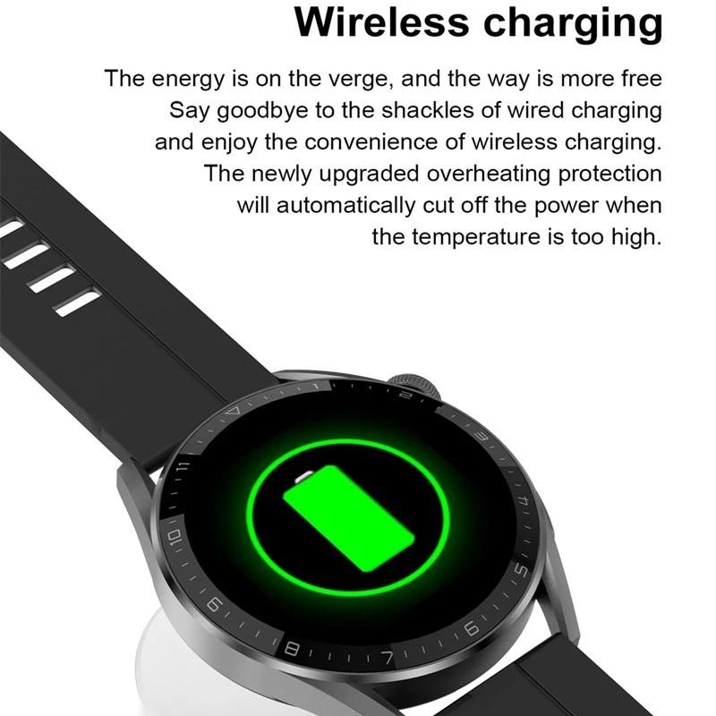 Mini Silicone Smart Watch With Colour Screen - Dt3 - Black 4