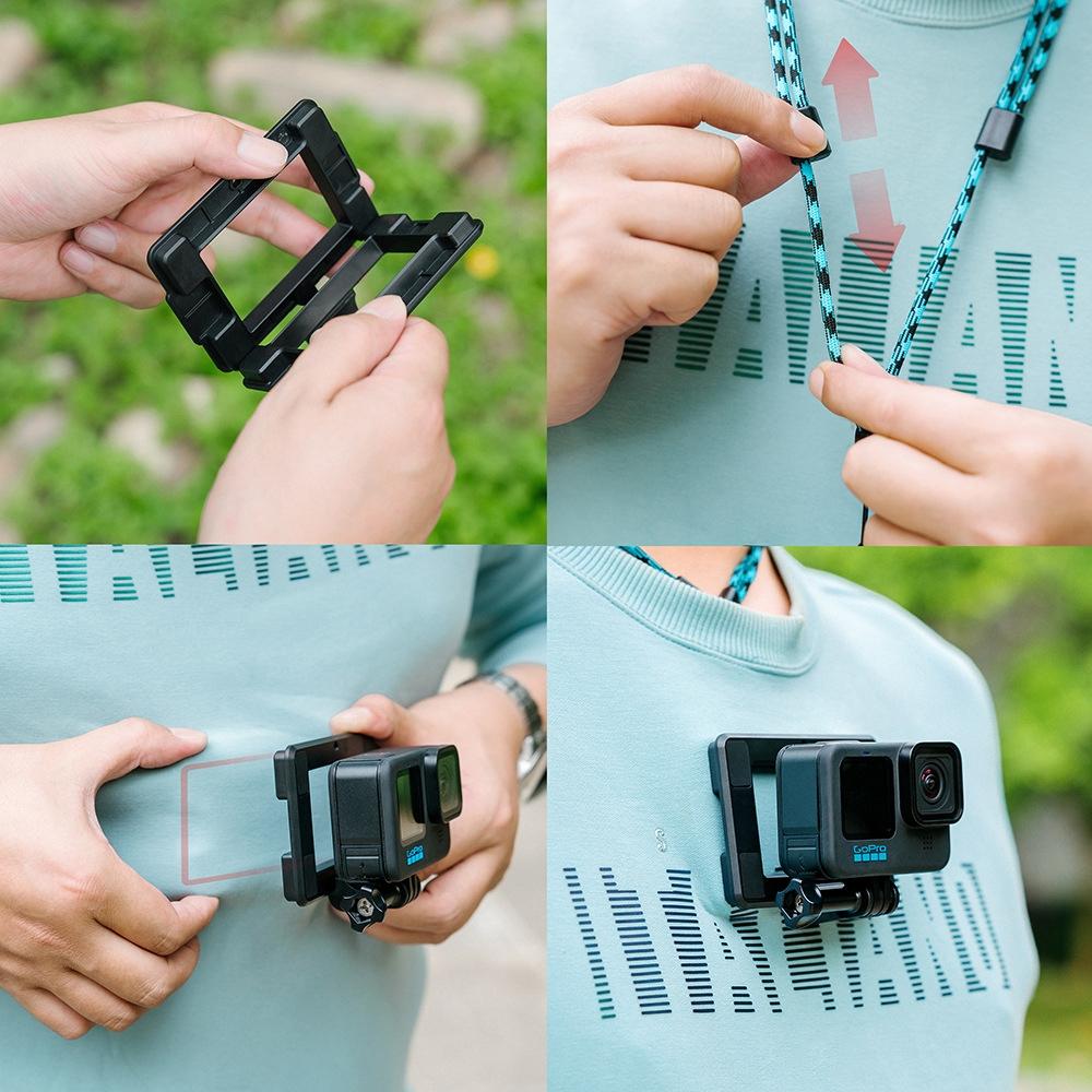 Adjustable Lanyard for Outdoor Live Action Camera with Magnetic Bracket 5