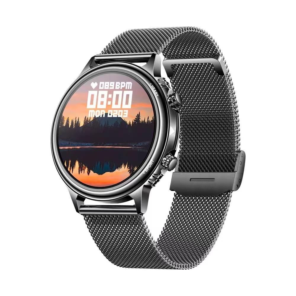 Smart Steel Watch With Colour Screen - Black 7