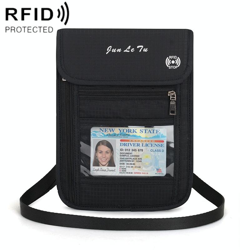 Rfid Passport Storage Bag Anti Theft Messenger - Green 12