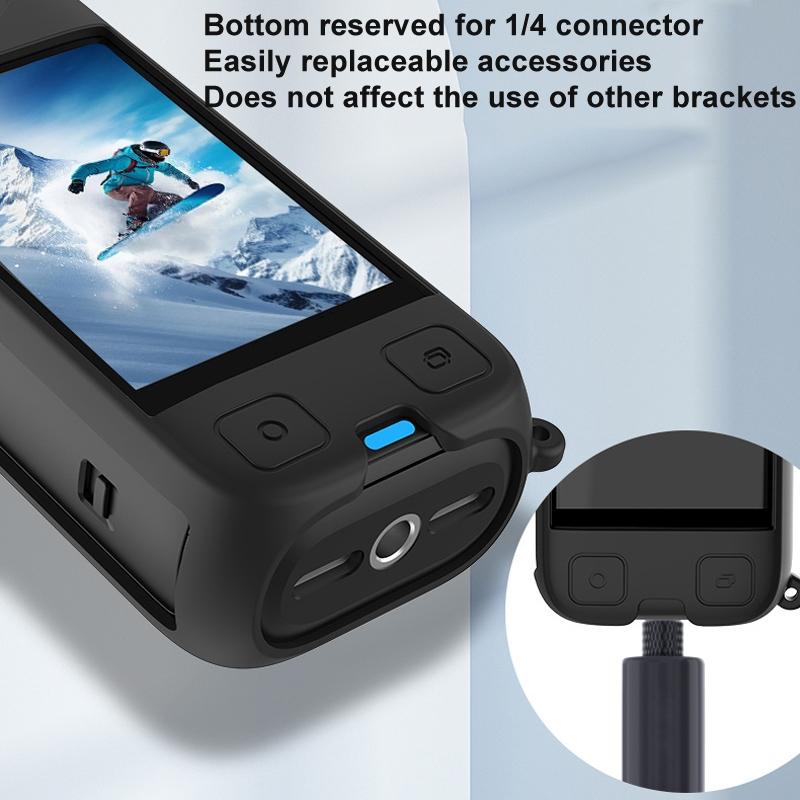 Black Silicone Case for Insta360 X4 Ox4-jst-cy Body 7