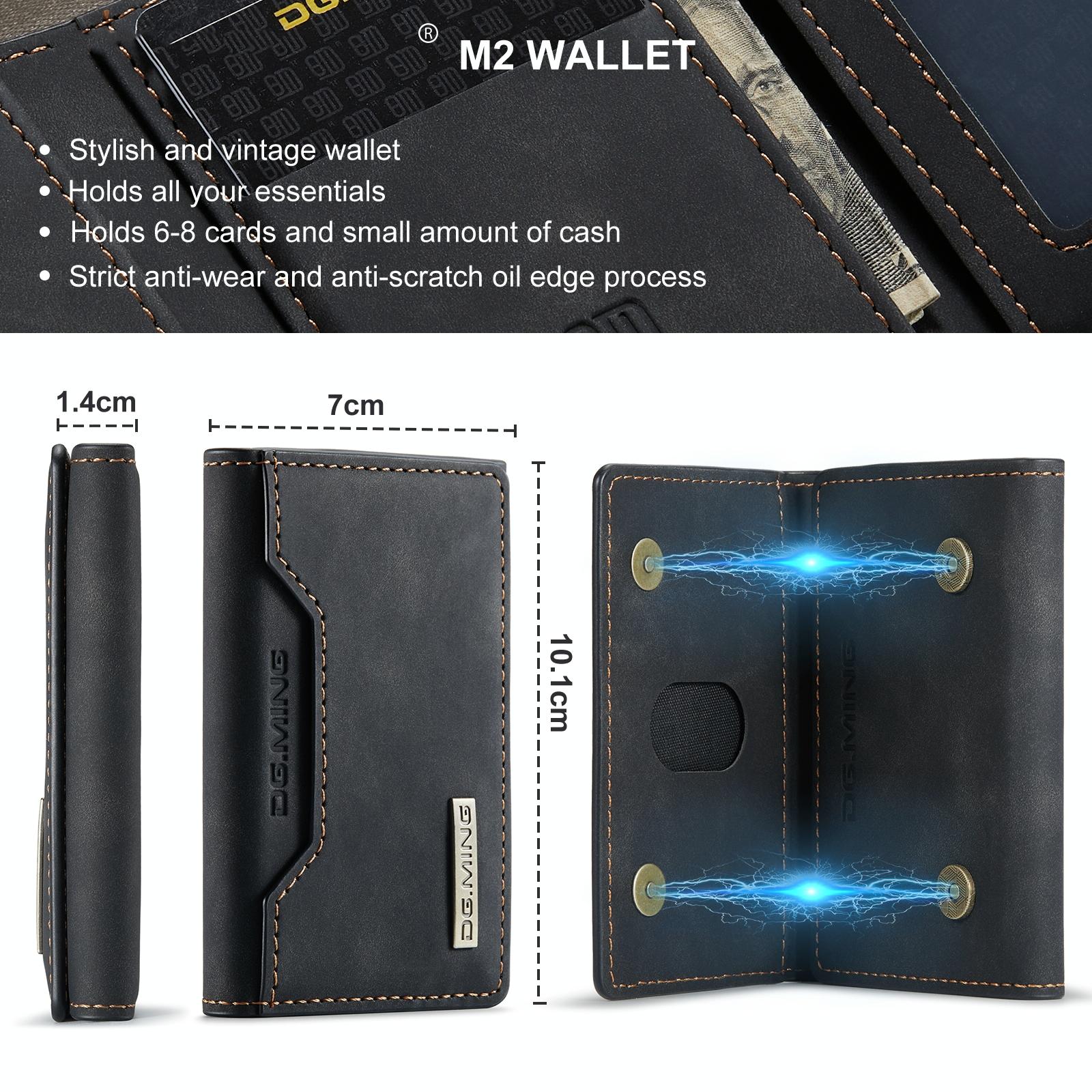 3 Fold Card Bag For Dg.Ming M2 Series Compact & Stylish - Black 13