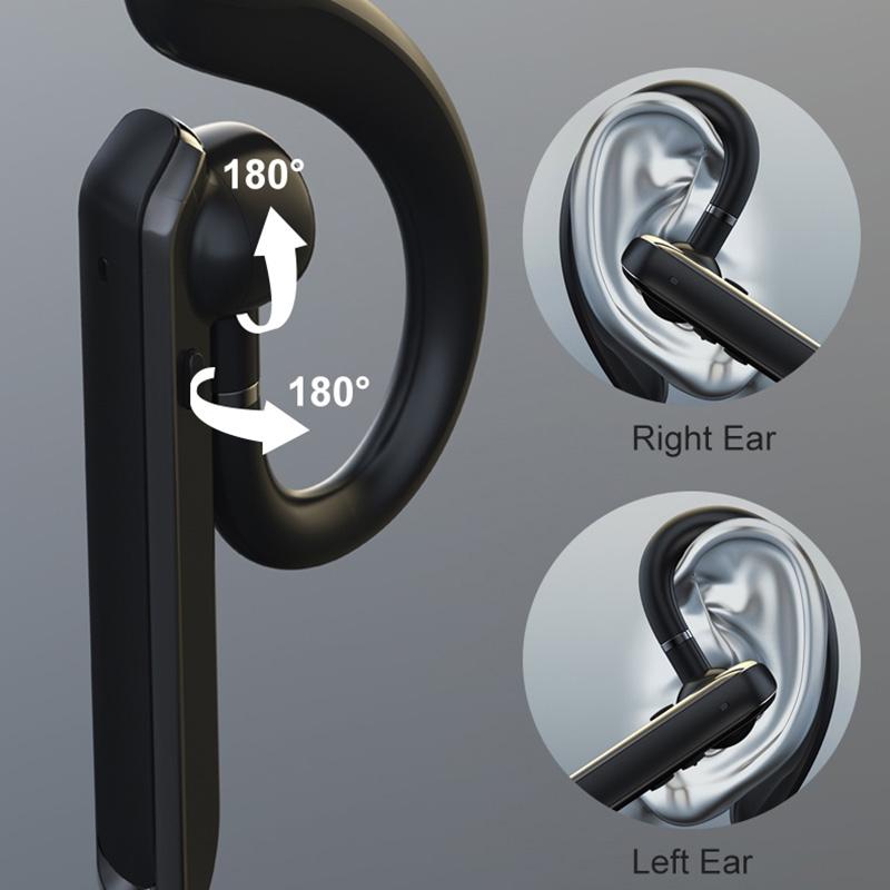 Wireless Bluetooth Earphone with Noise Reduction - 880 Ear Mounted - Black 5